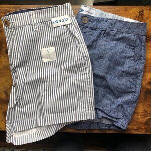 Old Navy Women's Everyday Shorts - Bundle of 2, Midrise Sz 8